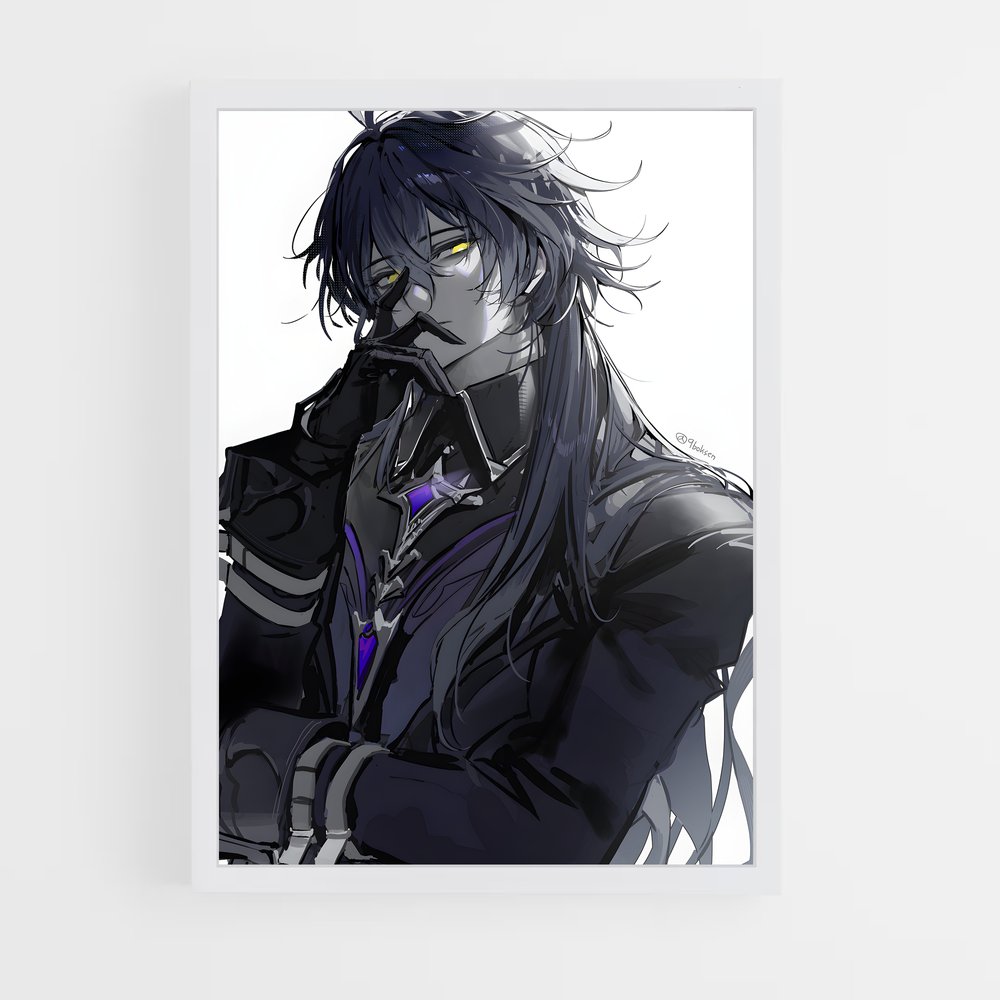 Poster Le Charme du Mystère – affiche Genshin impact (vue 3)